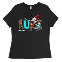 Black western nurse Ladies Tee - BundleAndBundleShop