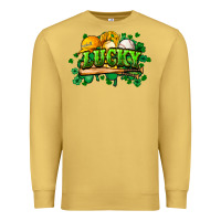 Antique Gold St. Patrick's Day Baseball Premium Sweatshirt - HowdyJamesFarm