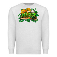 Oatmeal Heather St. Patrick's Day Baseball Premium Sweatshirt - HowdyJamesFarm