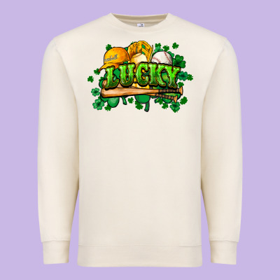 St. Patrick's Day Baseball Premium Sweatshirt Designed By Howdyjamesfarm