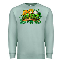 Seafoam St. Patrick's Day Baseball Premium Sweatshirt - HowdyJamesFarm