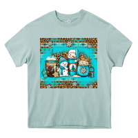 Arona winter snowman coffee Heavy Core Tee - Jasminsmagicworld