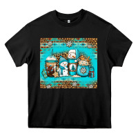 Black winter snowman coffee Heavy Core Tee - Jasminsmagicworld