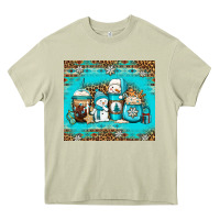 Mossy winter snowman coffee Heavy Core Tee - Jasminsmagicworld