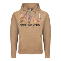 Vintage Coffee choose your weapon Vintage Hoodie - MaliasSmallBusiness