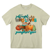 Mossy just a girl who loves pumpkin spice Heavy Core Tee - AdoDesignShop