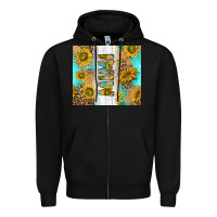 Western Mother's Day Mimi With Turquoise And Sunflowers And Leopard Tu Zipper Hoodie | Teevron
