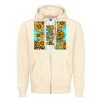 Sandshell western mother's day mimi with turquoise and sunflowers and leopard tu Zipper Hoodie - TumblerDesignByShophia