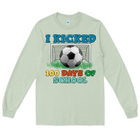 Matcha i kicked 100 days of school Long Sleeve Tee - LillyAllenDesigns