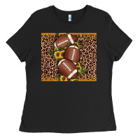 Black American football Ladies Tee - JahusDesignShop