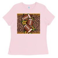 Bubblegum Pink American football Ladies Tee - JahusDesignShop