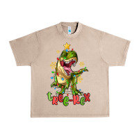 French Oak tree rex trex christmas dinosaur Urban Heavy Tee - MaliasSmallBusiness