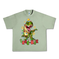 Oil Green tree rex trex christmas dinosaur Urban Heavy Tee - MaliasSmallBusiness