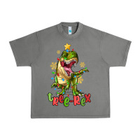 Tornado tree rex trex christmas dinosaur Urban Heavy Tee - MaliasSmallBusiness