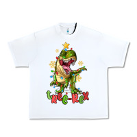 White tree rex trex christmas dinosaur Urban Heavy Tee - MaliasSmallBusiness