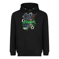 Black Sorry can't Soccer bye Heavyweight Hoodie - HowdyJamesFarm
