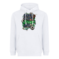White Sorry can't Soccer bye Heavyweight Hoodie - HowdyJamesFarm