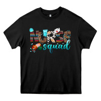 Black nurse squad Heavy Core Tee - BundleAndBundleShop