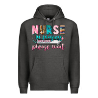 Charcoal Heather Nurse in progres Premium Hoodie - CowGirlArtShop