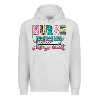 Dove Grey Nurse in progres Premium Hoodie - CowGirlArtShop