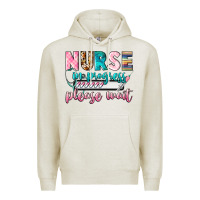 Oatmeal Heather Nurse in progres Premium Hoodie - CowGirlArtShop