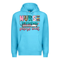 Ocean Blue Nurse in progres Premium Hoodie - CowGirlArtShop