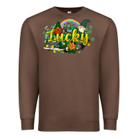 Chestnut lucky gnomes truck St. Patrick's Premium Sweatshirt - HowdyJamesFarm
