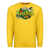 Lemon lucky gnomes truck St. Patrick's Premium Sweatshirt - HowdyJamesFarm