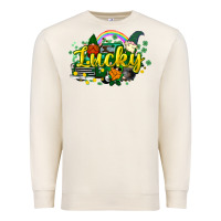 Sandshell lucky gnomes truck St. Patrick's Premium Sweatshirt - HowdyJamesFarm