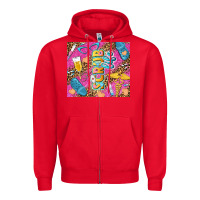 Red scrub life tumbler tbs Zipper Hoodie - TumblerDesignByShophia