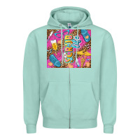 Seafoam scrub life tumbler tbs Zipper Hoodie - TumblerDesignByShophia