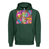 Sports Green scrub life tumbler tbs Zipper Hoodie - TumblerDesignByShophia