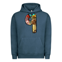 Pigment Midnight Navy Farm Life Alphabet Lowercase Letters Q Urban Hoodie - BundleAndBundleShop