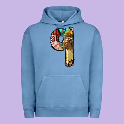 Farm Life Alphabet Lowercase Letters Q Urban Hoodie Designed By Bundleandbundleshop