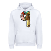 White Farm Life Alphabet Lowercase Letters Q Urban Hoodie - BundleAndBundleShop