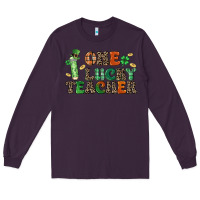 Plum one lucky teacher Long Sleeve Tee - LillyAllenDesigns