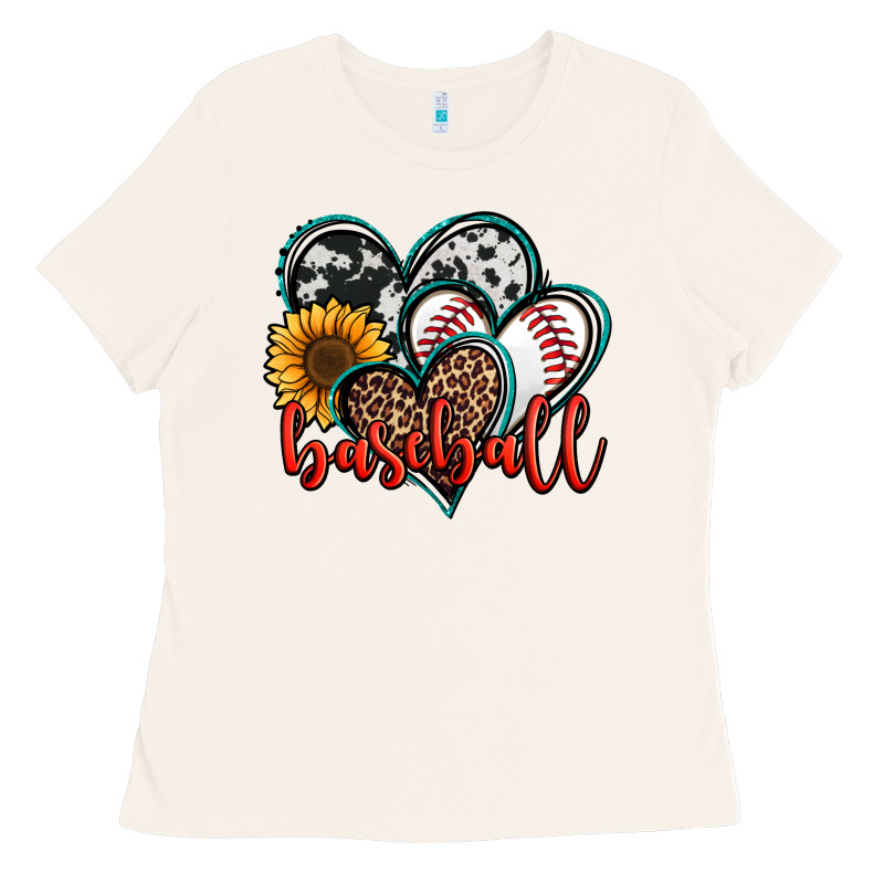 Baseball Hearts Ladies Tee by Jasminsmagicworld | Teevron