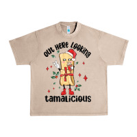 French Oak out here looking tamalicious christmas tamale Urban Heavy Tee - MaliasSmallBusiness