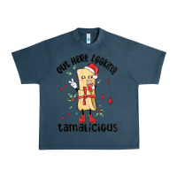Midnight Navy out here looking tamalicious christmas tamale Urban Heavy Tee - MaliasSmallBusiness