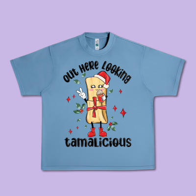 Out Here Looking Tamalicious Christmas Tamale Urban Heavy Tee Designed By Maliassmallbusiness