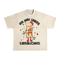 Sandshell out here looking tamalicious christmas tamale Urban Heavy Tee - MaliasSmallBusiness