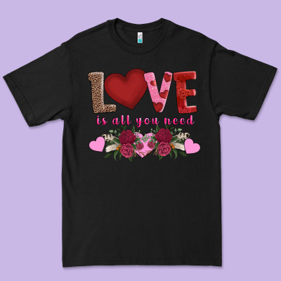 Love Is All You Need Premium Tee Designed By Adodesignshop