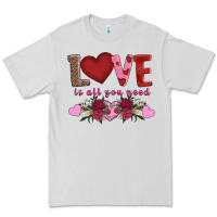 Dove Grey love is all you need Premium Tee - AdoDesignShop