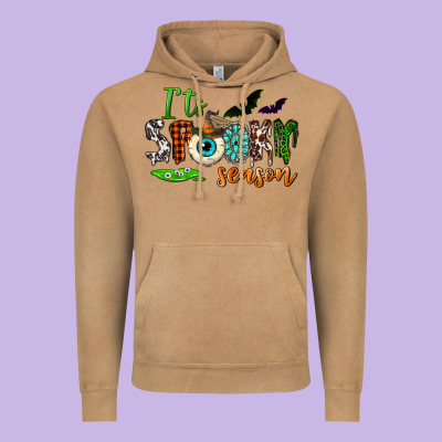 It's Spooky Season Vintage Hoodie Designed By Nancycooperartshop