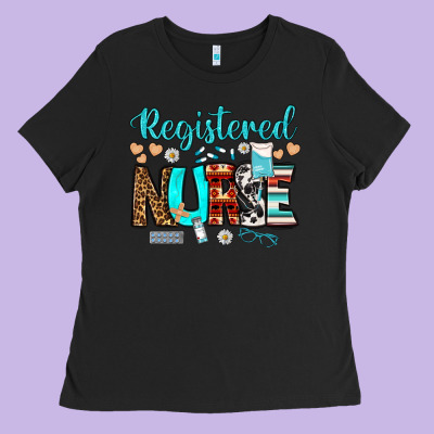 Registered Nurse Ladies Tee Designed By Bundleandbundleshop