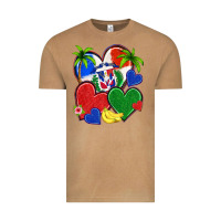 Dominican Repuclic Hearts Vintage Tee | Teevron