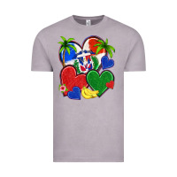 Vintage Zinc dominican repuclic hearts Vintage Tee - NancyCooperArtShop