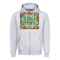 Heather Grey mama tried with leopard and cowhide tumbler tbs Zipper Hoodie - TumblerDesignByShophia