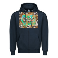 Navy mama tried with leopard and cowhide tumbler tbs Zipper Hoodie - TumblerDesignByShophia