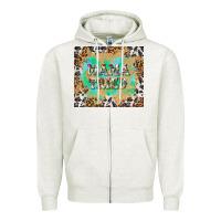 Oatmeal Heather mama tried with leopard and cowhide tumbler tbs Zipper Hoodie - TumblerDesignByShophia